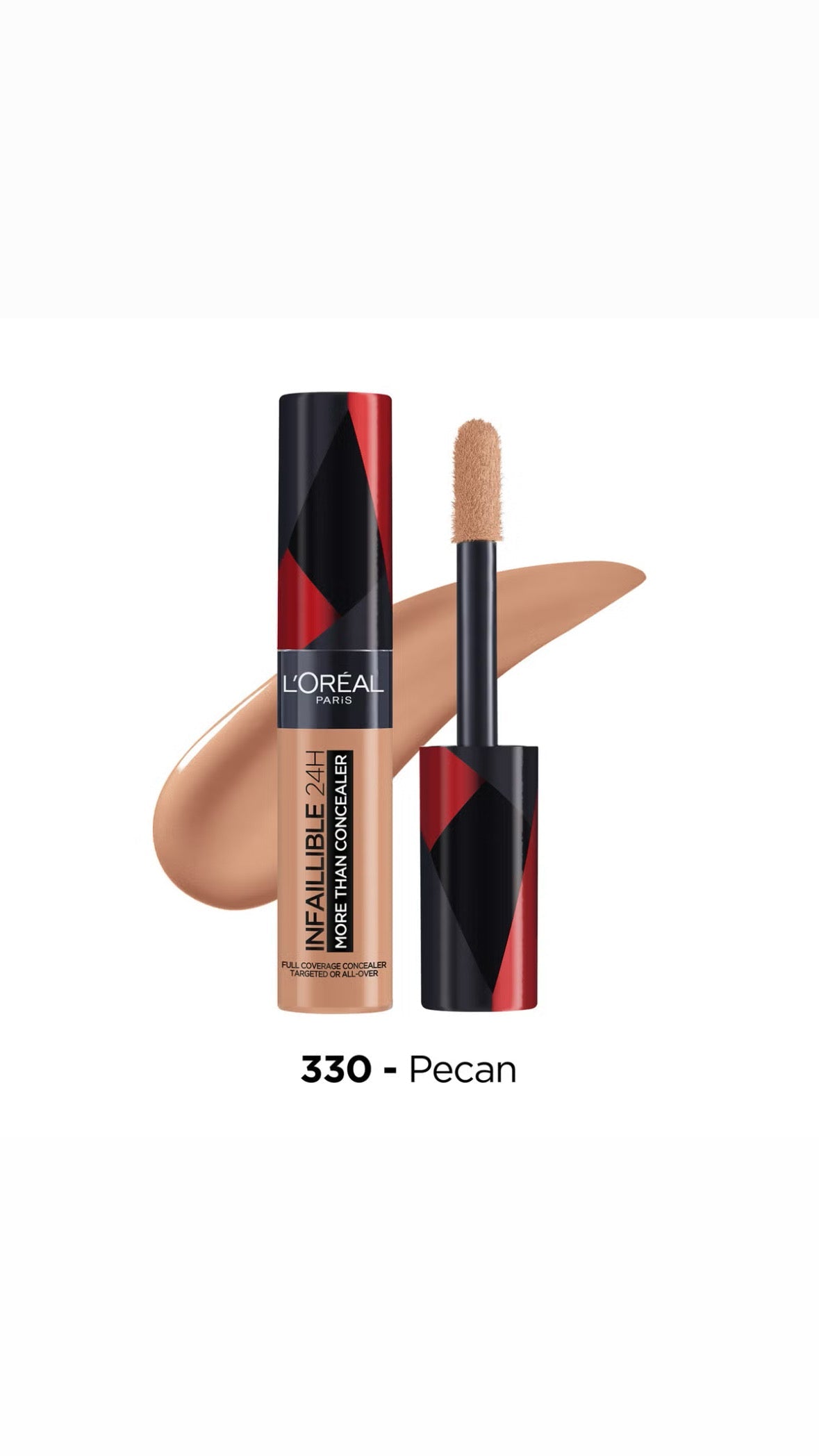 L'oreal Paris Infallible Full Wear Waterproof Concealer Up To 24H Full Coverage Flawless Matte Finish