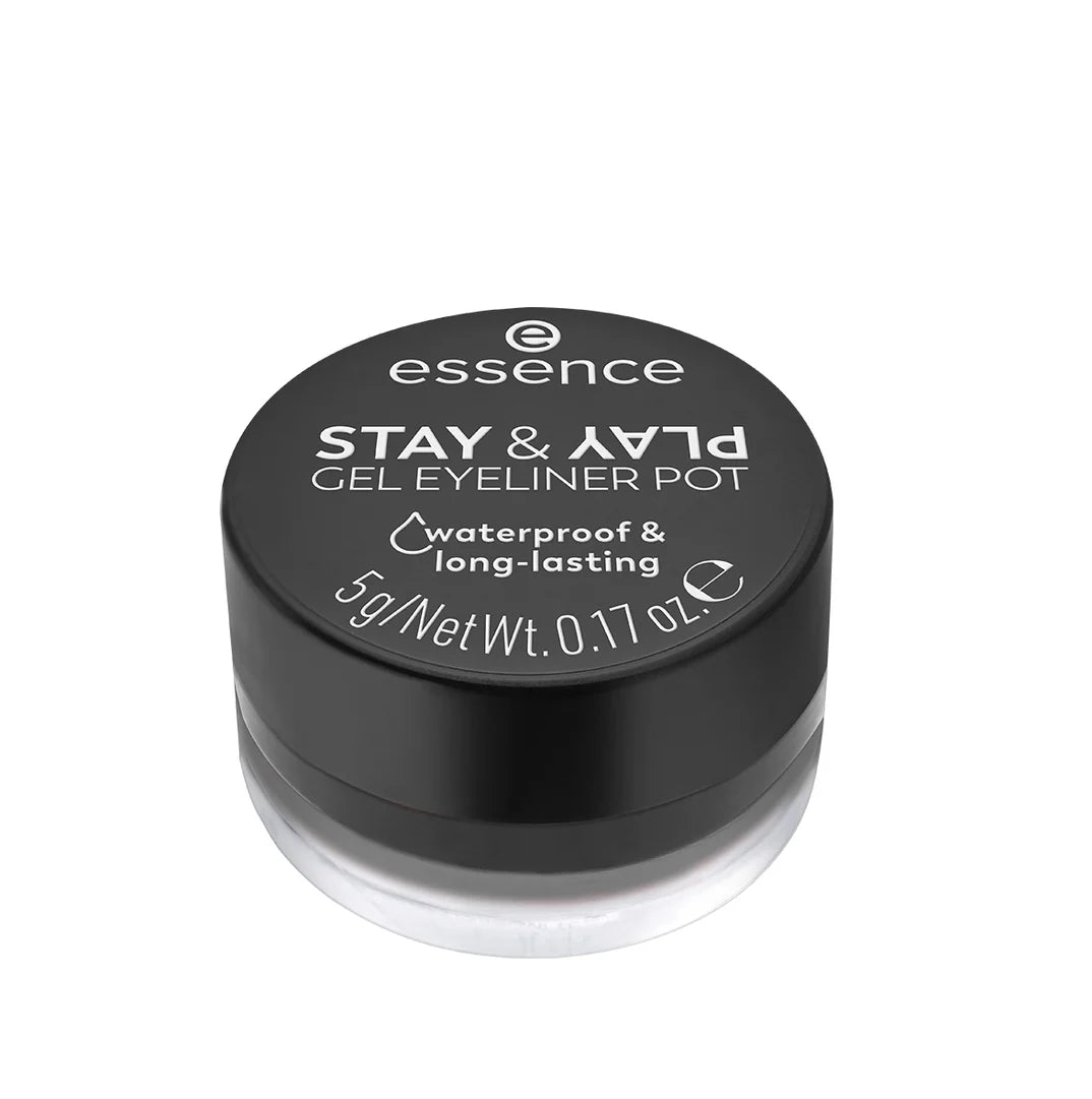 Essence Stay & Play Gel Eyeliner Pot Shade 01