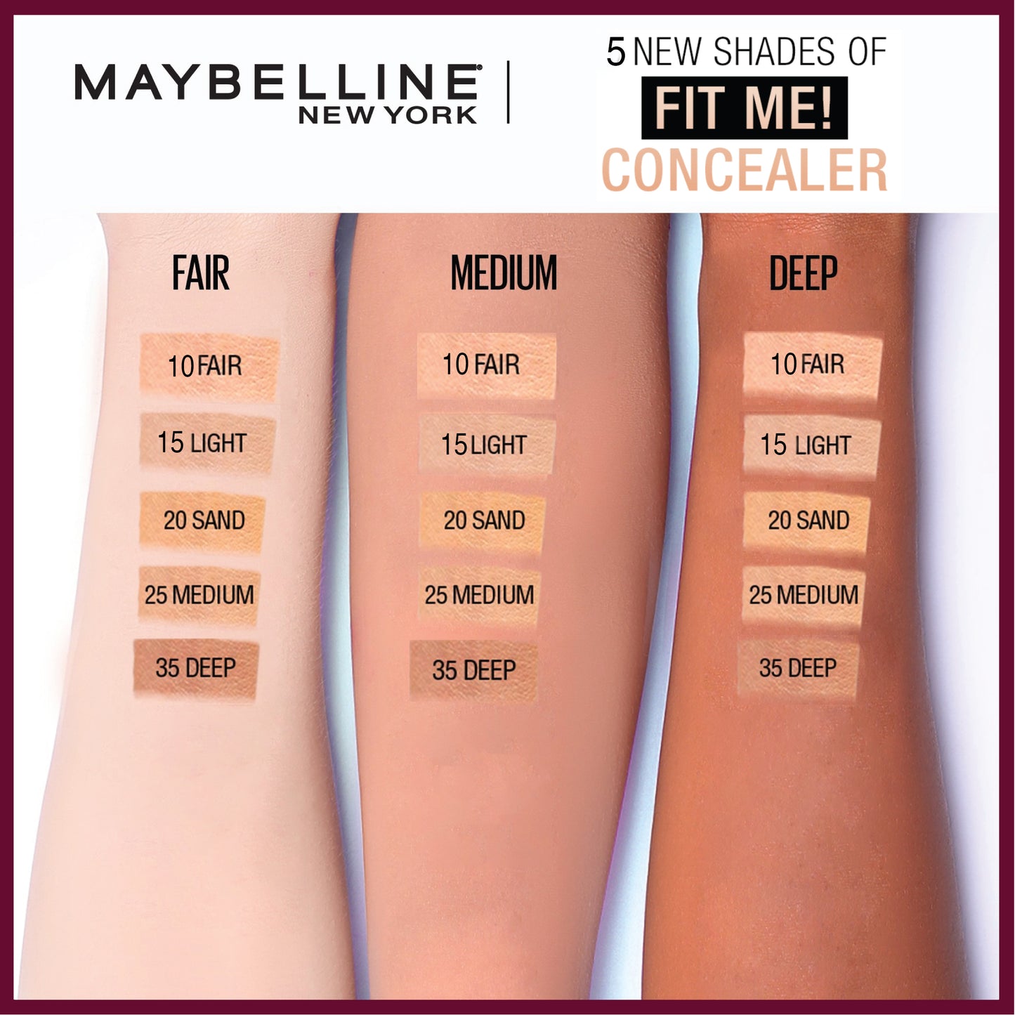 X2 Maybelline New York Flawless Fit Me Concealer Oil And Fragrance-free Natural Coverage Bundle 20% OFF + FREE pocket mirror