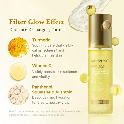MEDICUBE Kojic  Acid Tumeric Vita Jelly Mist Serum
