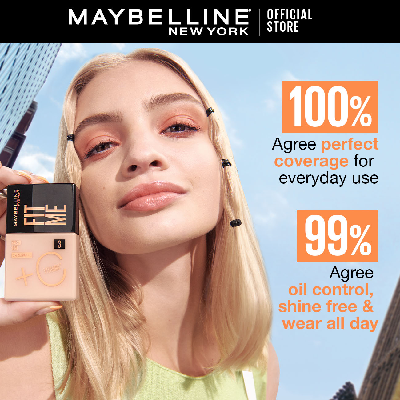Maybelline Fit Me Fresh Tint SPF50