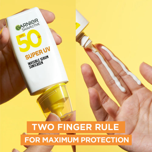 Garnier Super UV Invisible Serum Sunscreen With Spf50 For All Skin Types 30ml