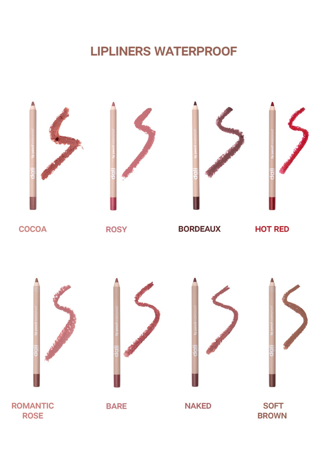 Dali Waterproof Lipliners