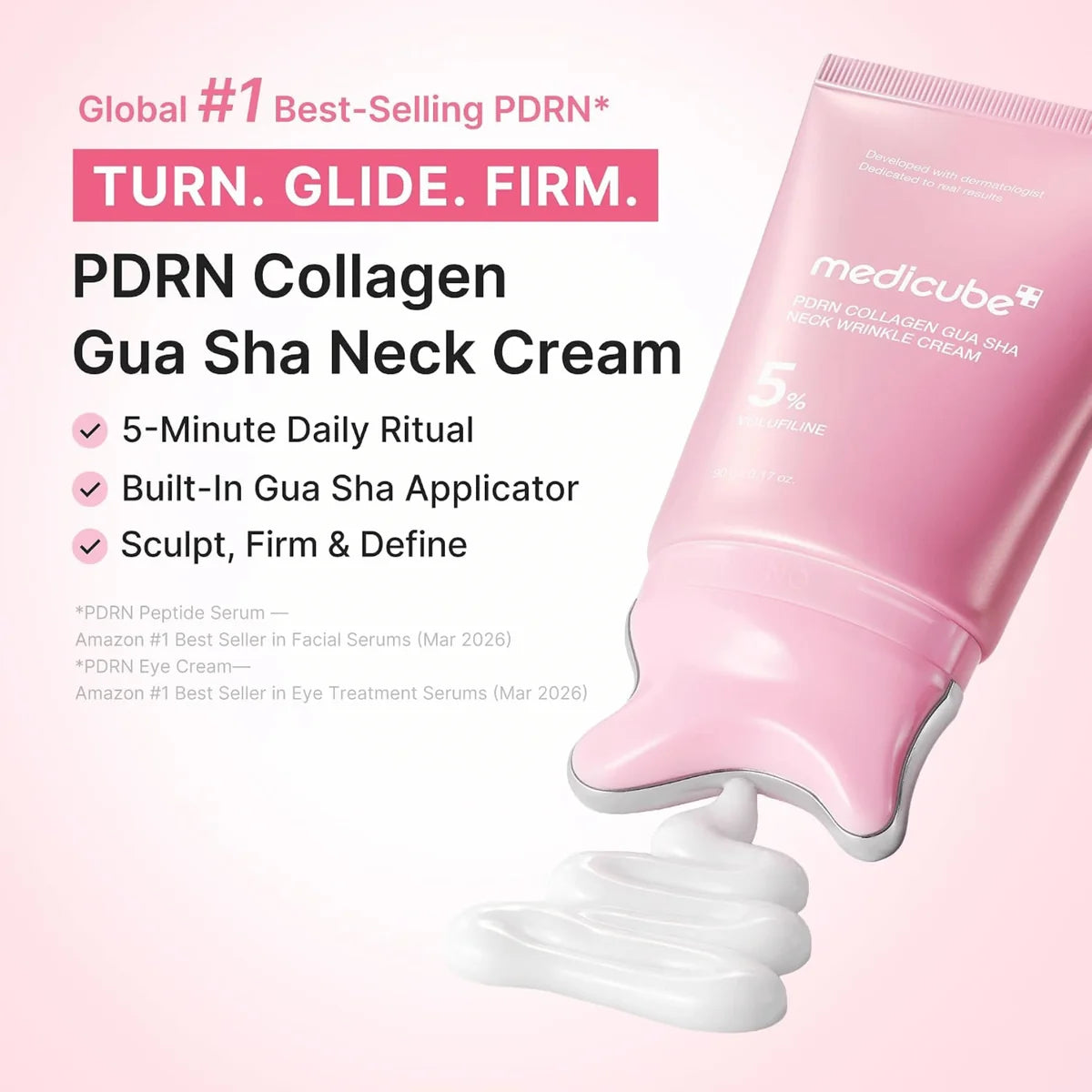 Medicube PDRN Collagen gua Sha Neck Wrinkle Cream
