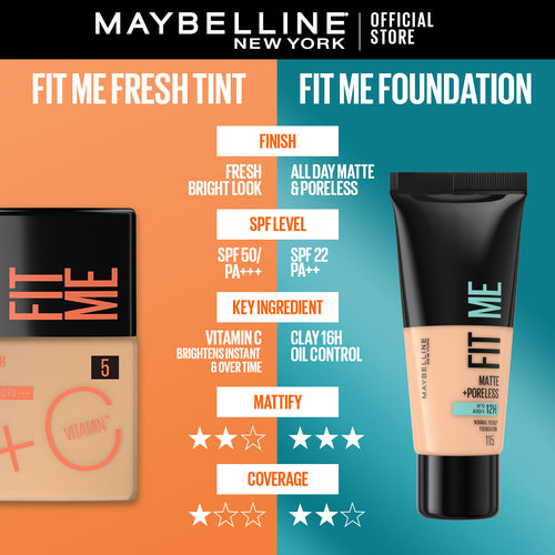 Maybelline Fit Me Fresh Tint SPF50