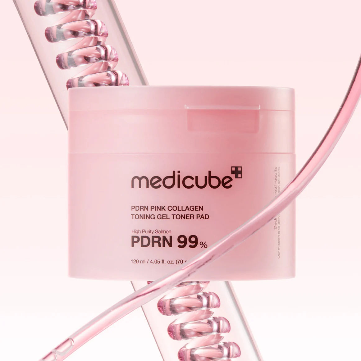 MEDICUBE PDRN Pink Collagen Toning Gel Toner Pad 70 Sheets