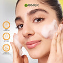 Garnier Fast Bright Serum Cleanser Dual Action Foam Cleanser, Brightens in 1 Wash