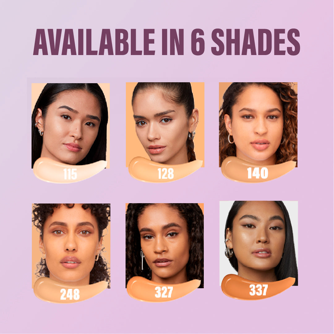 Maybelline Super Stay Up To 30H Lumi Matte Foundation  + Maybelline New York Lash Sensational Sky + Maybelline New York Sunkisser Multi-Use Liquid Blush Bundle 30% OFF