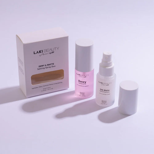 Laki Beauty Dewy and Matte Setting Spray Duo