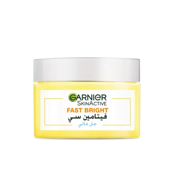 Garnier Skin Active Fast Bright Vitamin C Water Gel Moisturizer 48 Hours Hydration, Anti Dark Spots 30ml