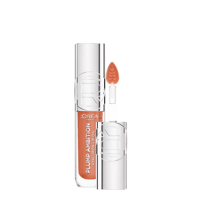 L'Oréal paris plump ambition hyaluron lip oil, 24hr hydration and volumizing shine