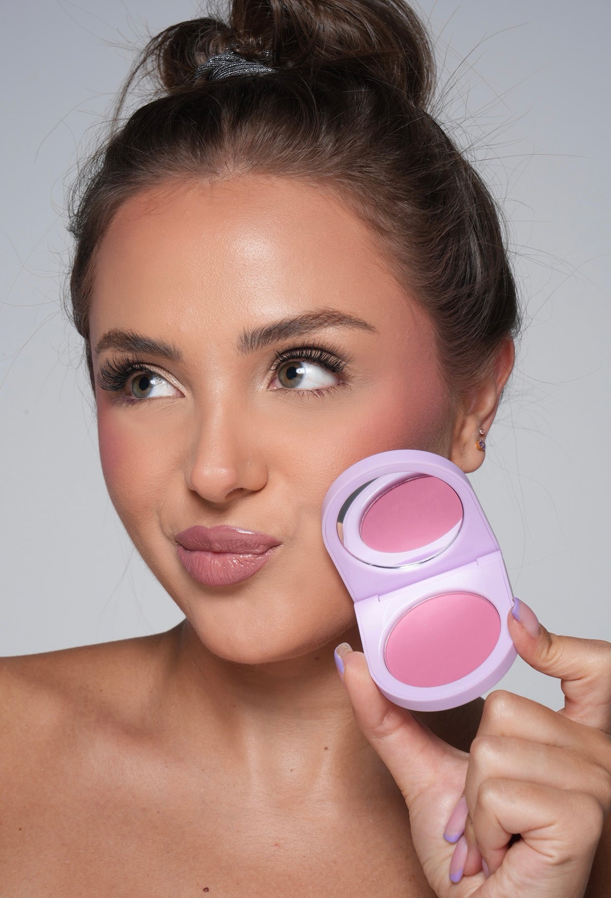 Rosy The Panda Powder Blush - In Place