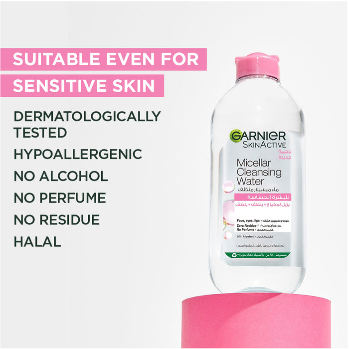Garnier Micellar Water Facial Cleanser and Makeup Remover