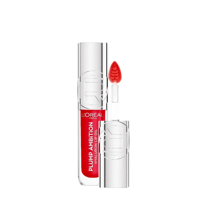 L'Oréal paris plump ambition hyaluron lip oil, 24hr hydration and volumizing shine