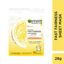 Garnier Fast Bright Vitamin C Brightening Tissue Mask For Uneven & Dull Skin