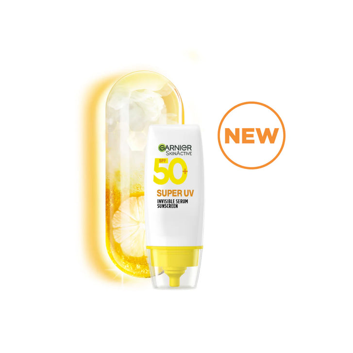 Garnier Super UV Invisible Serum Sunscreen With Spf50 For All Skin Types 30ml