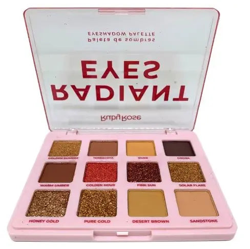 Ruby Rose Radiant Eyes Eyeshadow Palette Pink