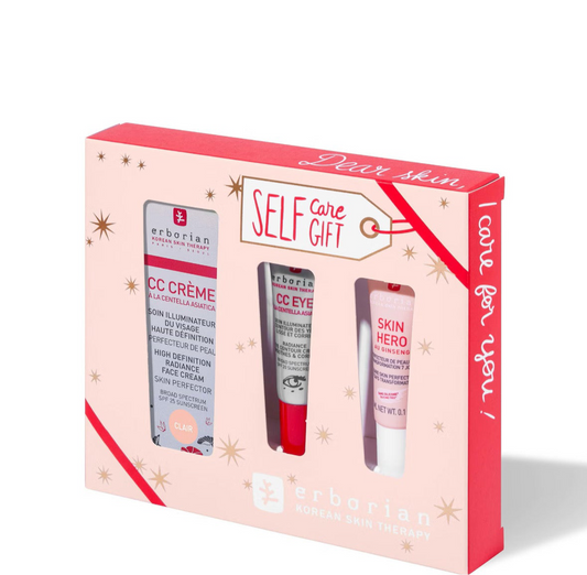 ERBORIAN
SELF CARE GIFT KIT CC CRÈME CLAIR 15ML + CC EYE CLAIR 3ML + SKIN HERO 50ML
