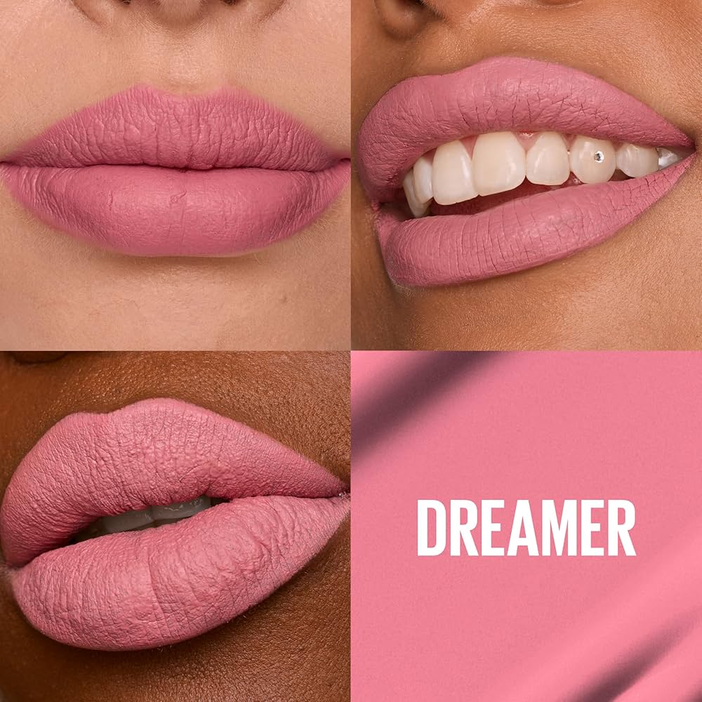 Maybelline New York Superstay Matte Ink Longlasting Liquid Lipstick - 60, Poet, Lipstick Up to 12 Hour Wear, Non Drying
