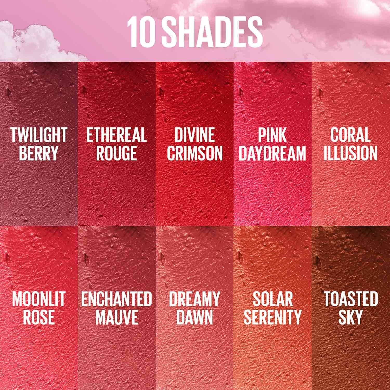 Maybelline Cloudtopia Blush for Cheeks and Lip Mousse, Ultra-Vivid, Pigmented Formula for Up to 14HR of Blush and Lip Makeup Color