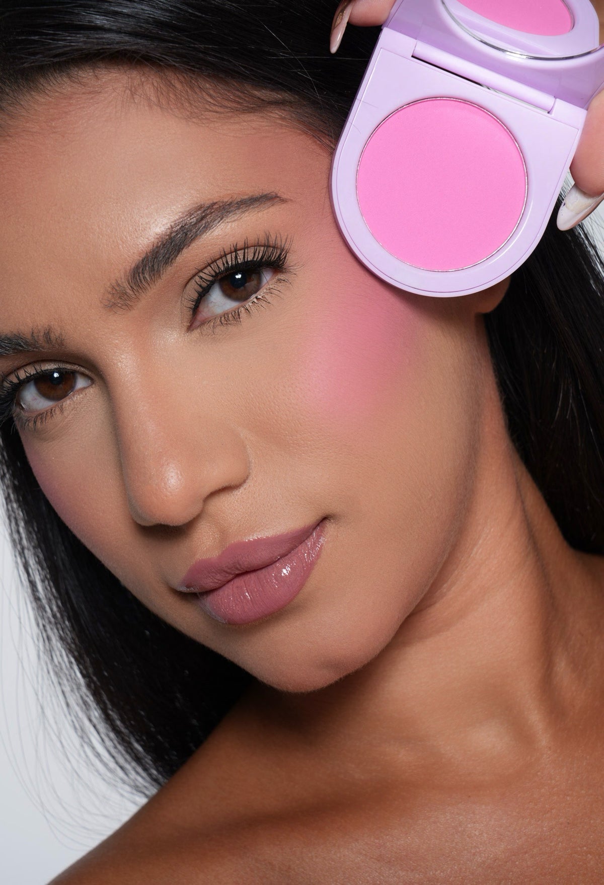 Rosy The Panda Powder Blush - In Place