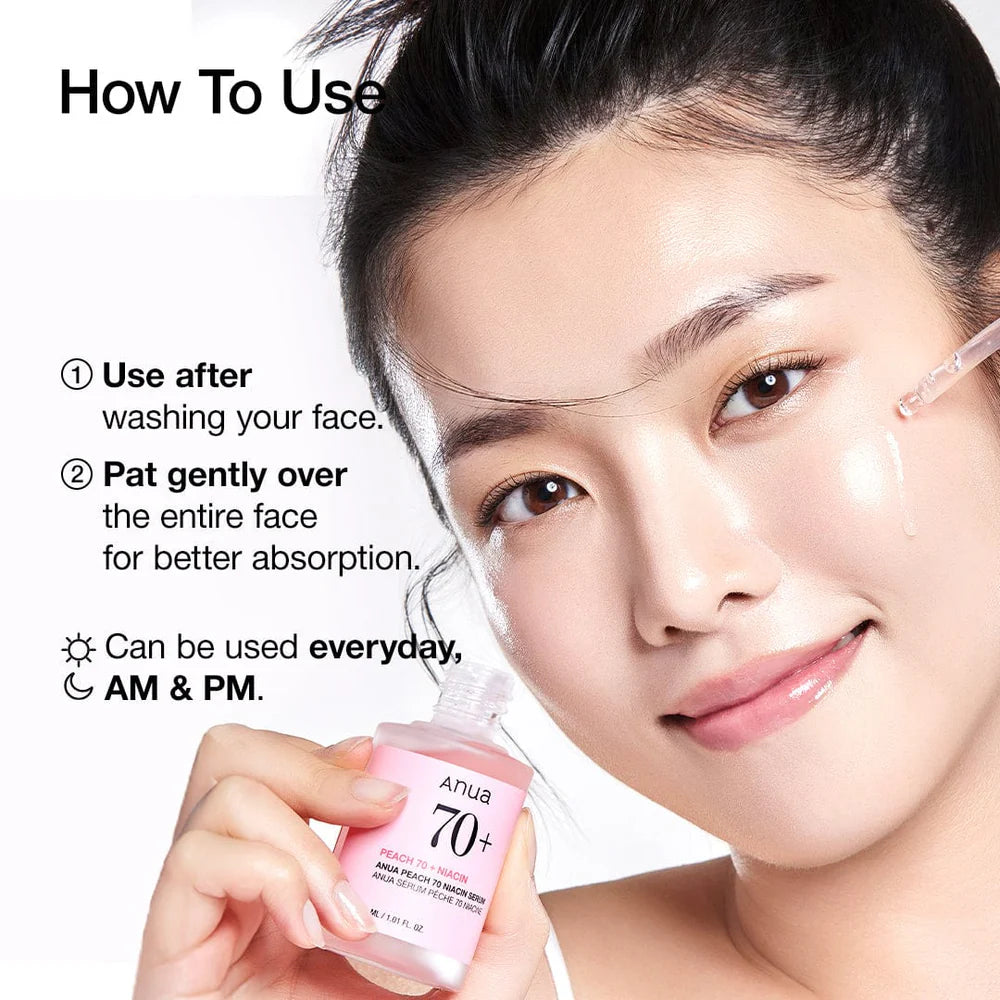Anua Peach 70% Niacinamide Serum
