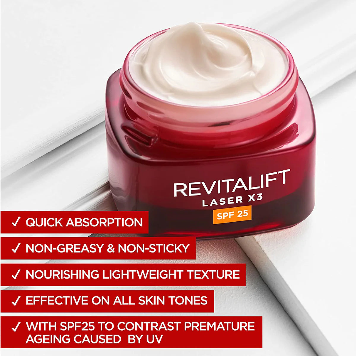 L'Oréal Paris Revitalift Laser Triple Action Day Cream 50ml Spf 25