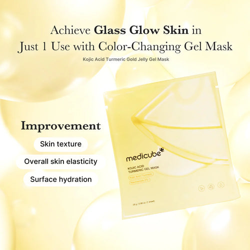 Medicube  Kojic Acid Turmeric Brightening Gold Jelly Gel Mask ( 1 sheet )