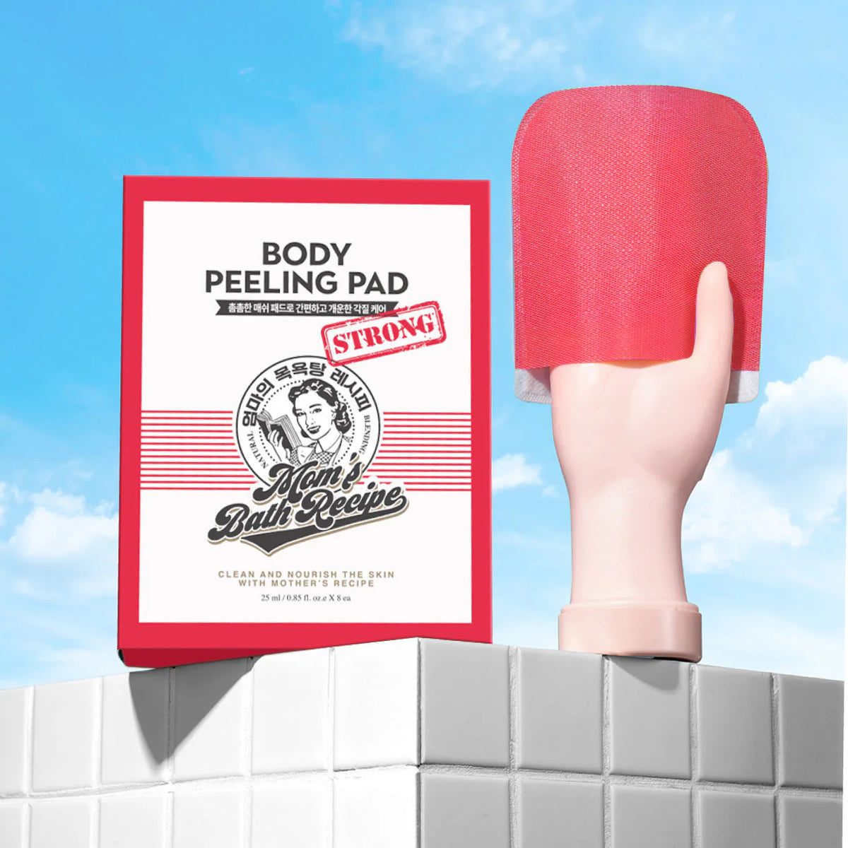 Mom's Bath Recipe
BODY PEELING PAD - STRONG CARE Pack