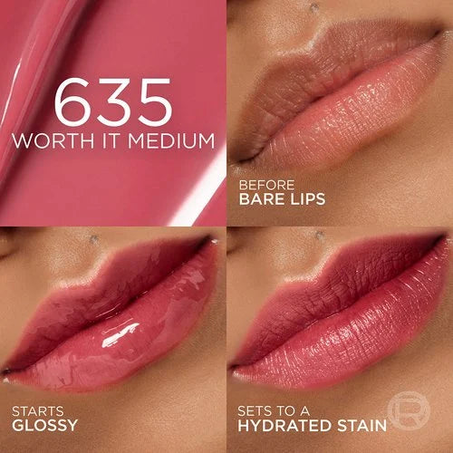 L’Oréal Paris Hyaluron Tint Lip Stain Serum Long Lasting, Hydrating Lip Makeup Infused with Hyaluronic Acid 5ml