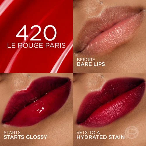 L’Oréal Paris Hyaluron Tint Lip Stain Serum Long Lasting, Hydrating Lip Makeup Infused with Hyaluronic Acid 5ml