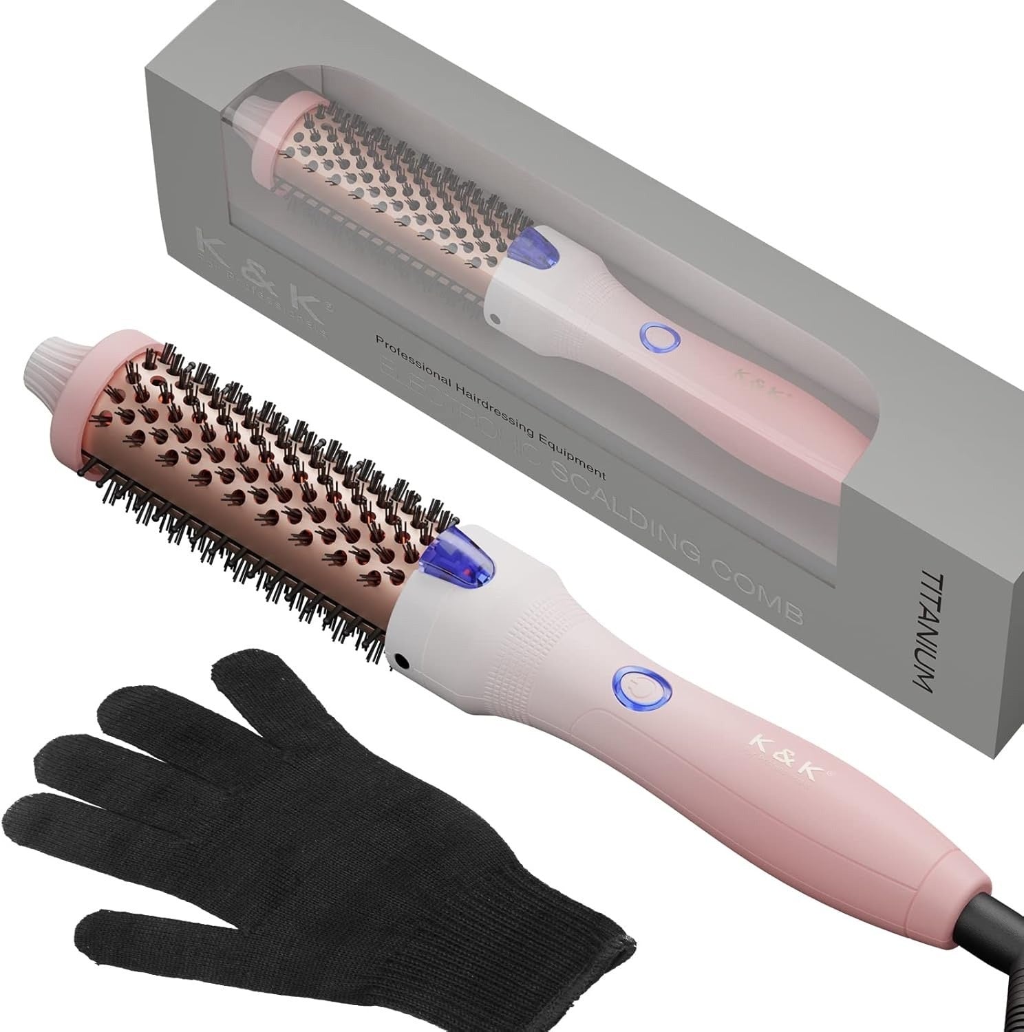 Eve Hair Goals K&K Professional Hair Curling Thermal Brush