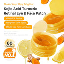 Medicube kojic acid tumeric eye patches _ 60 pieces