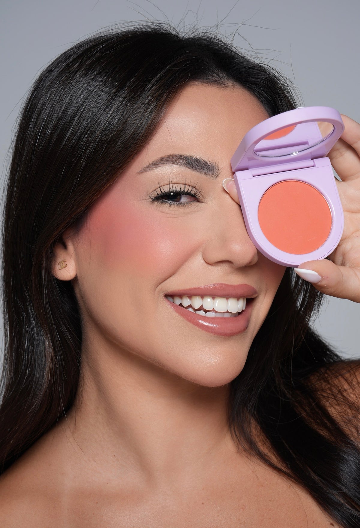 Rosy The Panda Powder Blush - In Place