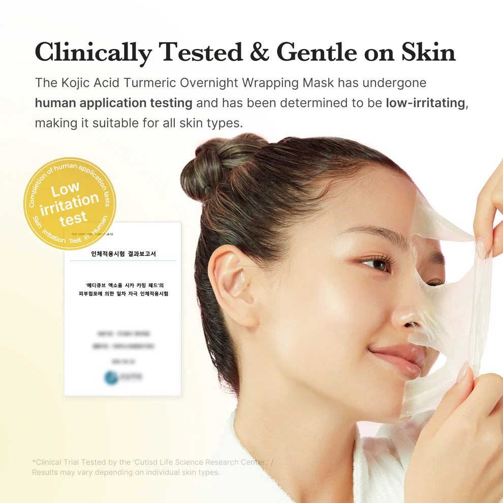 Medicube  Kojic Acid Turmeric Overnight Wrapping Peel Off Mask
