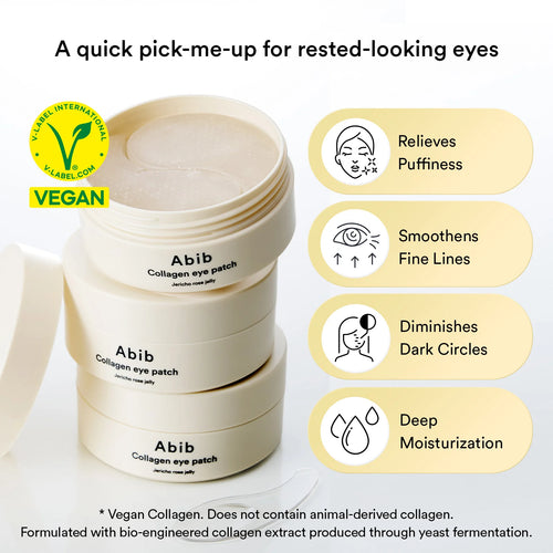Abib Vegan Collagen eye patch Jericho rose jelly