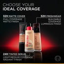 L'Oréal Paris Infallible 24H Tinted Serum With 1% Hyaluronic Acid For Radiant Hydrated Skin, Light To Medium Coverage, 30ml