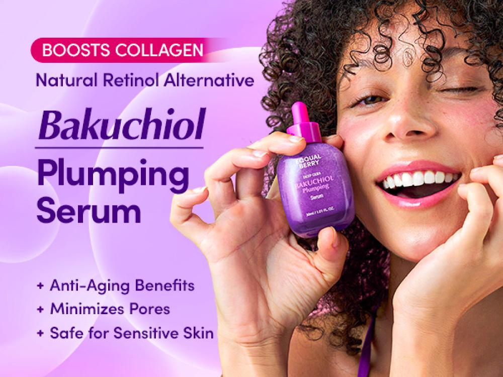 EQQUALBERRY BAKUCHIOL PLUMPING SERUM