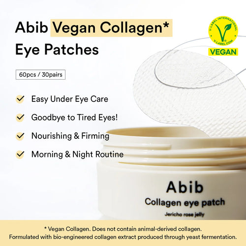 Abib Vegan Collagen eye patch Jericho rose jelly