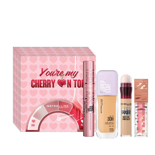 Maybelline Instant Age Concealer + Maybelline Lumi Foundation + Maybelline Sunkisser Blush + Maybelline Sky Hugh + Free Box