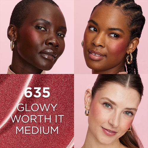 L'Oréal Paris Lumi Le Liquid Blush with a Glowy Radiant Natural Blush Finish, Weightless and Buildable 11ml
