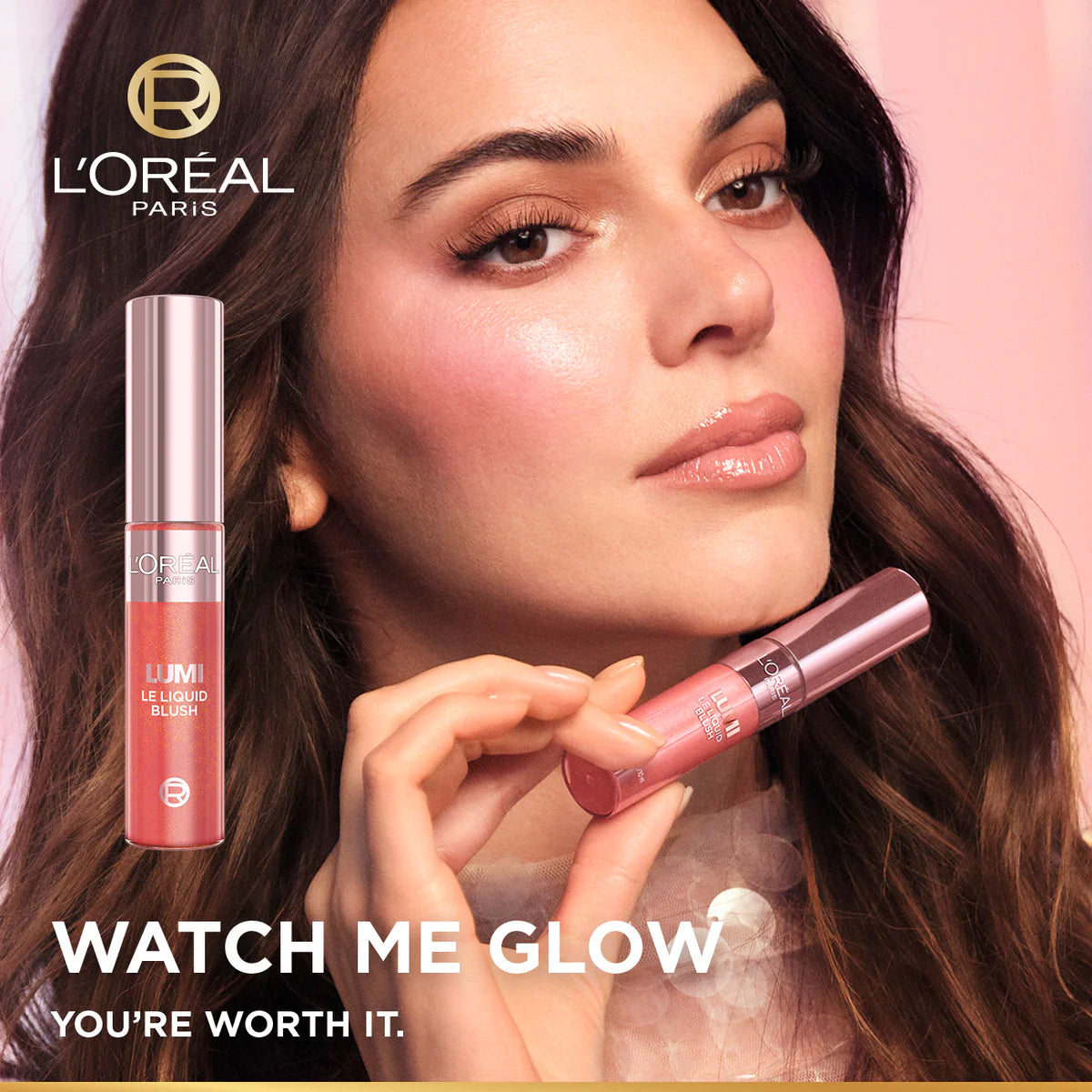 L'Oréal Paris Lumi Le Liquid Blush with a Glowy Radiant Natural Blush Finish, Weightless and Buildable 11ml