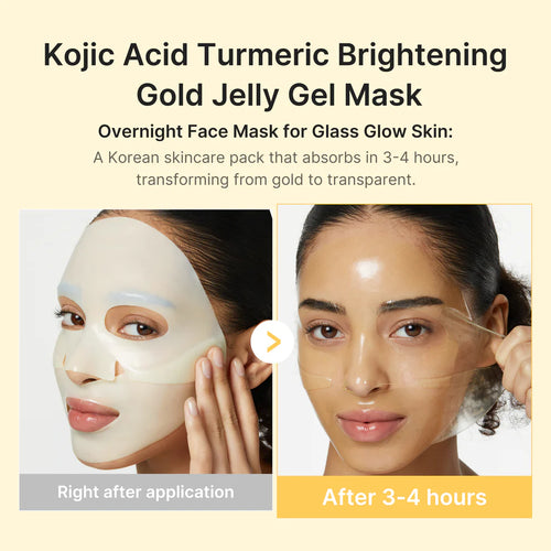 Medicube  Kojic Acid Turmeric Brightening Gold Jelly Gel Mask ( 1 sheet )