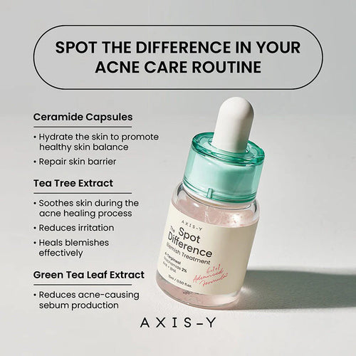 Axis Y Spot the difference blemish treatment