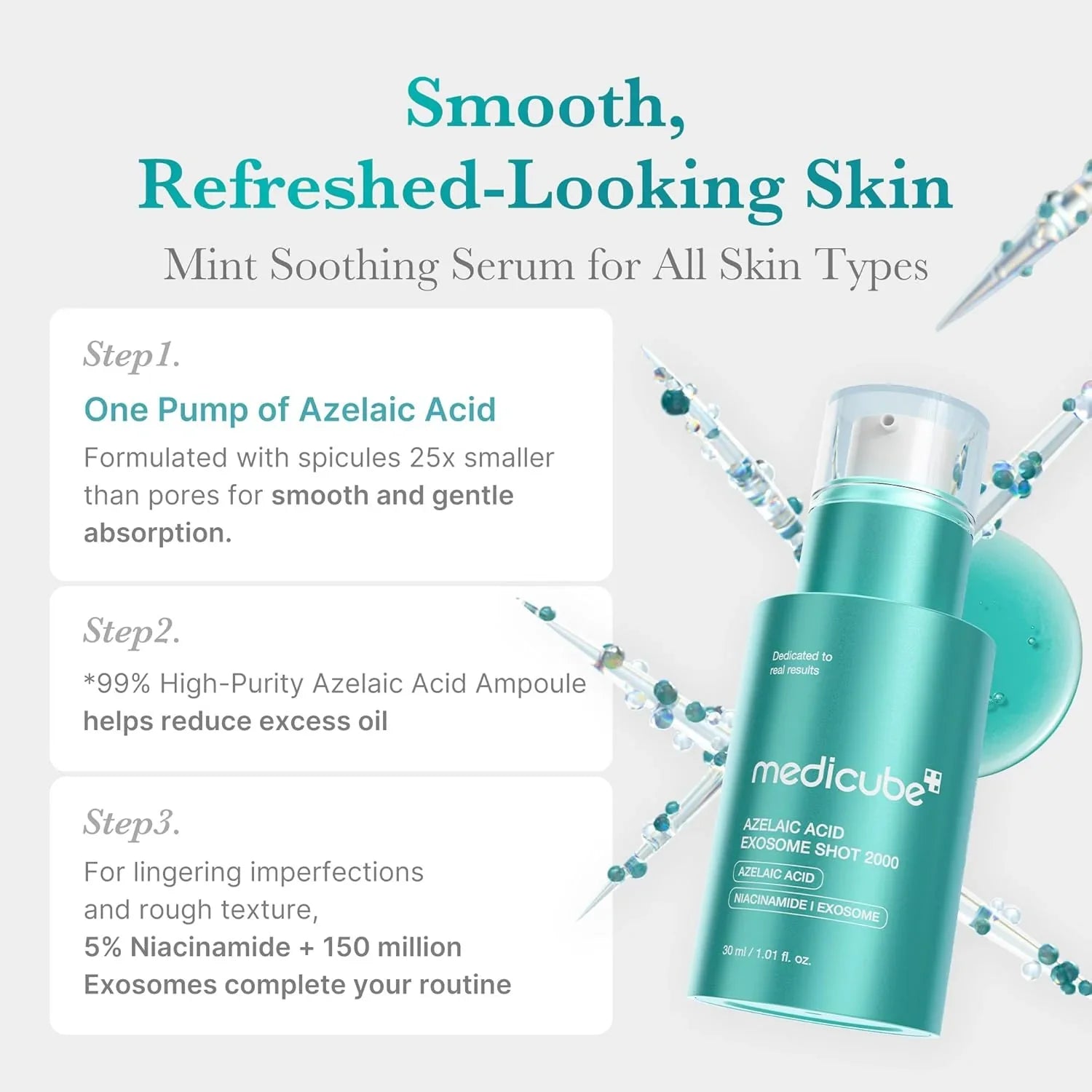 Medicube Azeliac Acid Exosome Shot Pore Ampoule 2000 (30ML)