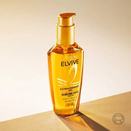 L’Oréal Paris Elvive Extraordinary Hair Oil Treatment, Non-Sticky Serum For Dry Hair 100ml