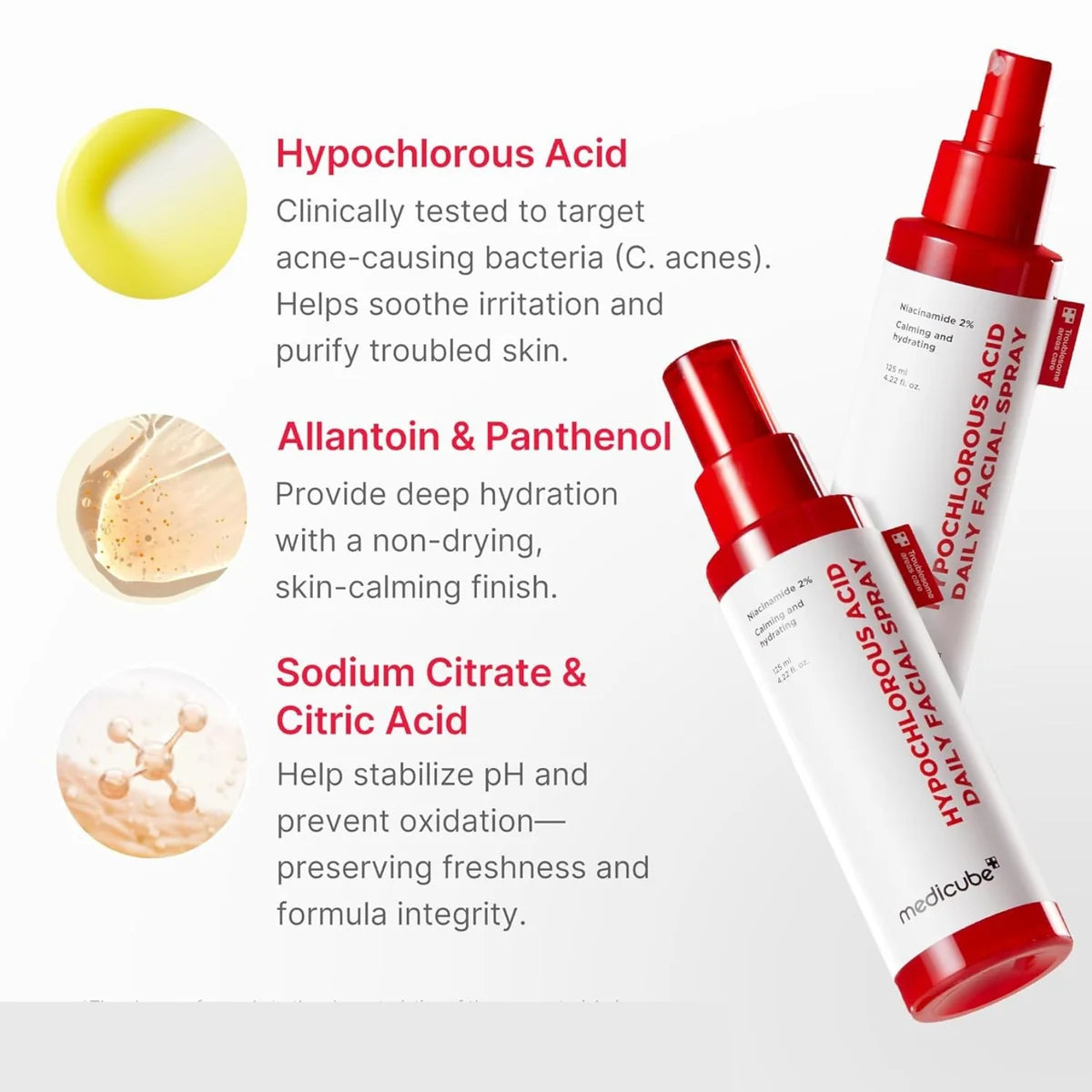 Medicube Hypochlorous Acid Daily  Facial Spray 50 ML
