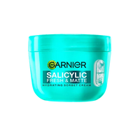 Garnier Salicylic Fresh & Matte Cream - Hydration, 48H Oil Free - 5% [Niacinamide + Salicylic Acid + Centella Asiatica] -