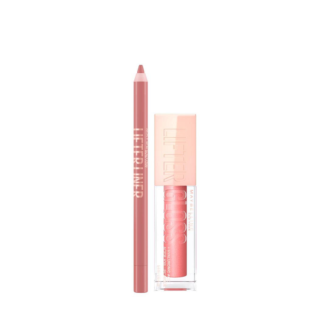 Maybelline New York Lifter Gloss & Maybelline Lifter Liner Lip Liner Pencil Bundle