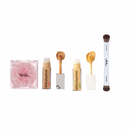 Rosy The Panda Corrector +Rosy The Panda Concealer +Rosy The Panda Compact Powder + Rosy The Panda The Love Double Ended Concealer and corrector brush